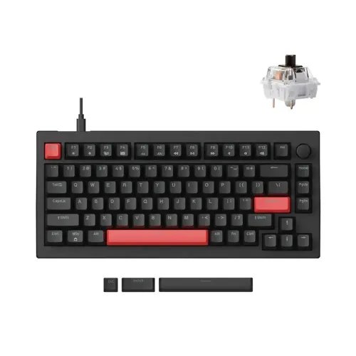 LemokeyX4QMKX4-A3WiredMechanicalKeyboard75BrownSwitchUSLayout