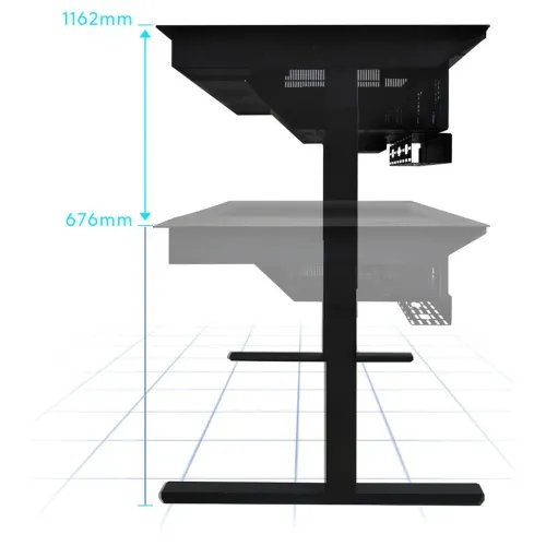 LianLiDK07XMotorisedStandingDeskStation-E-ATX-x2SingleorDualE-ATXPCDesk
