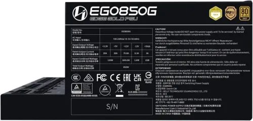 LianLiEdge850WBlack80GoldFullyModularATXPSU