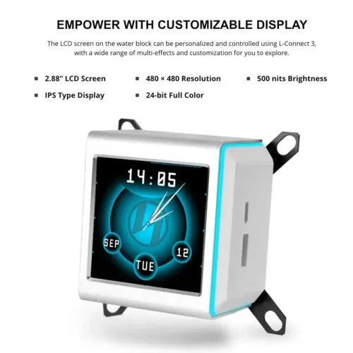 LianLiGalahadIILCD280TLWirelessWhite-AIOWaterCooler-AM5AM4-LGA185117001200115x
