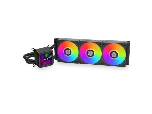 Lian Li Galahad II LCD 360 Black - AIO GPU Liquid Cooler with ARGB Fans