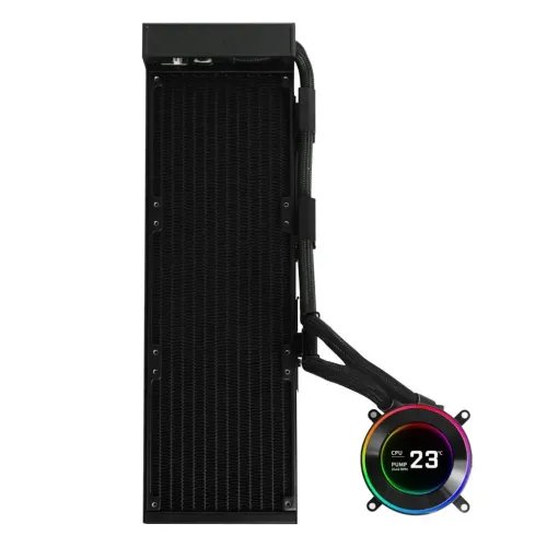 LianLiHydroShiftIILCD-C360NoFansBlack-AIOCPULiquidCooler