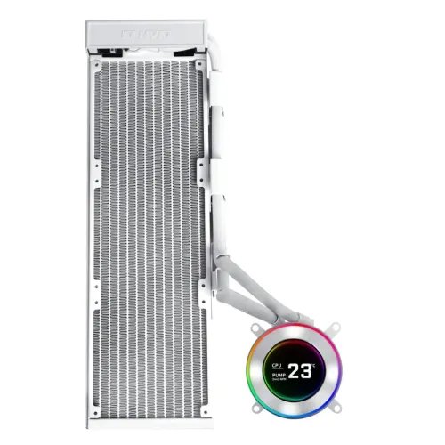 LianLiHydroShiftIILCD-C360NoFansWhite-AIOCPULiquidCooler