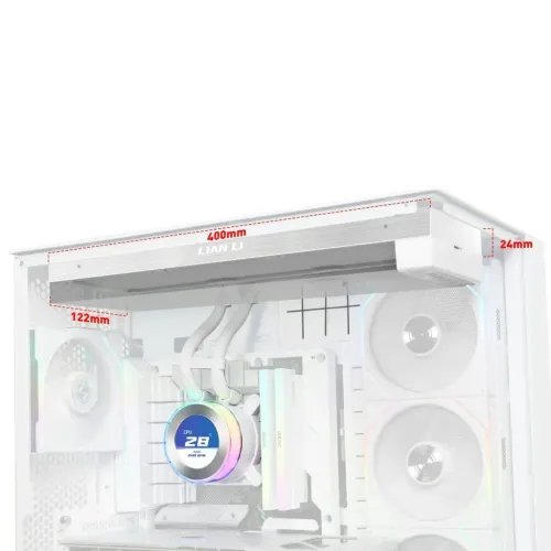 LianLiHydroShiftIILCD-C360NoFansWhite-AIOCPULiquidCooler