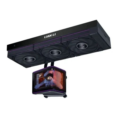 LianLiHydroShiftIIOLEDCurved360P28-360mmAIOWaterCooling-6.672Display-Black