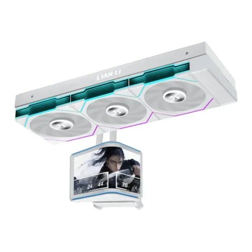 LianLiHydroShiftIIOLEDCurved360TL-360mmAIOWaterCooling-6.672Display-White