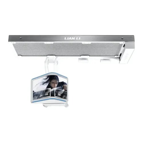 LianLiHydroShiftIIOLEDCurved360mmFanless-AIOWaterCooling-6.672Display-White