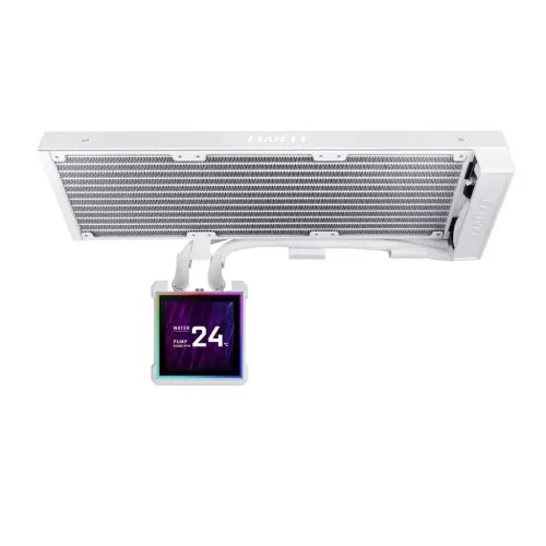 LianLiHydroshiftIILCD-S360NWhite-FanlessAIOCPUCooler-3.4Screen-18511700AM5AM4