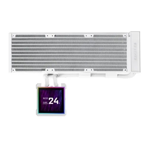 LianLiHydroshiftIILCD-S360NWhite-FanlessAIOCPUCooler-3.4Screen-18511700AM5AM4