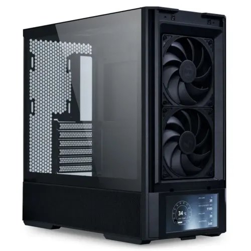 LianLiLANCOOL207DIGITALBlack-6LCDScreen-ATXPCCase4FANS2x140mm2x120mmPWM