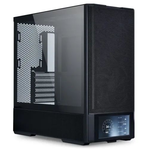 LianLiLANCOOL207DIGITALBlack-6LCDScreen-ATXPCCase4FANS2x140mm2x120mmPWM