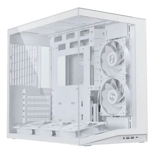 LianLiO11DMiniV2FLOWWHITE-ATXPCGAMINGCASE-5xFANS-IMPROVEDAIRFLOW-GPUSUPPORTBRAC