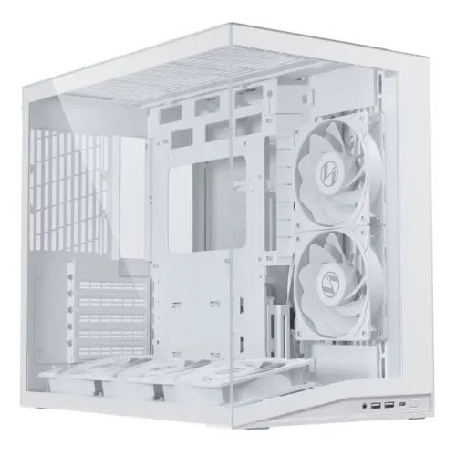 LianLiO11DMiniV2FLOWWHITE-ATXPCGAMINGCASE-5xFANS-IMPROVEDAIRFLOW-GPUSUPPORTBRAC