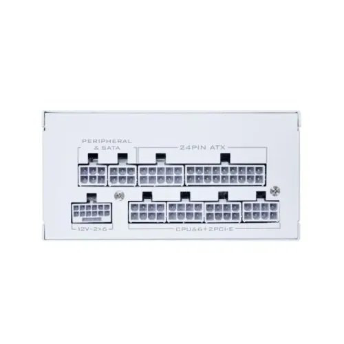 LianLiSP850V2GoldWhite-850WSFXPSU-12V-2x6-LowNoise-80PlusGold-ATX3.1-PCIe5