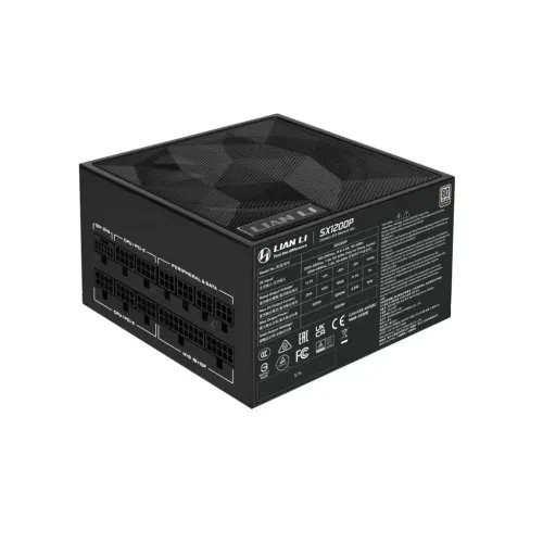 LianLiSX1200PBlack-PLATINUM1200W-ATX3.1-12V-2x6-JapaneseCapacitor-10YearsWarranty