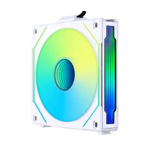 LianLiUNIFANINFINITYSL-120-3PCSReverseWhiteTriplepackincludeController-CaseFan