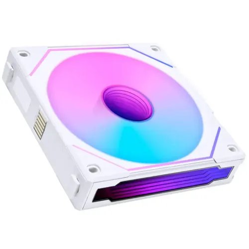 LianLiUNIFANINFINITYSL-120-3PCSReverseWhiteTriplepackincludeController-CaseFan