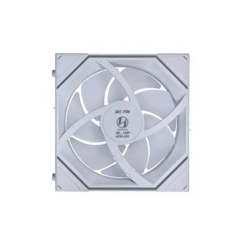 LianLiUNIFANINFINITYSL-Wireless-120-3PCSReverseWhiteTriplepackincludeController