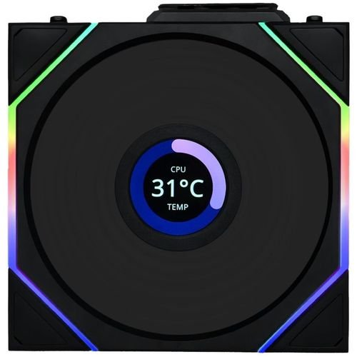 LianLiUNIFANTL-LCDWireless120Black3pcscontrollerCaseFan