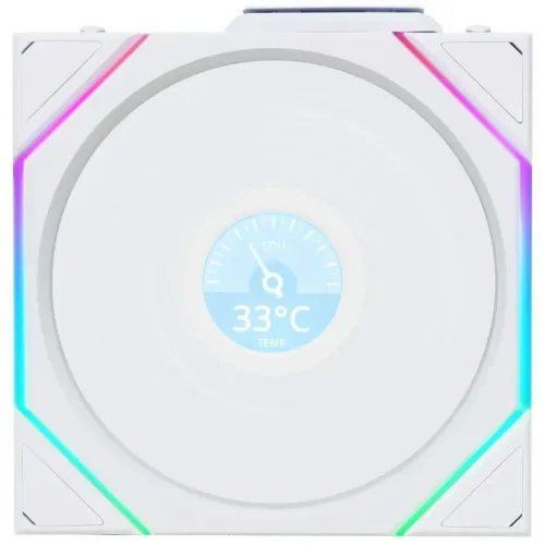 LianLiUNIFANTL-LCDWireless120White3pcscontrollerCaseFan