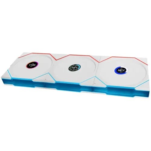 LianLiUNIFANTL-LCDWireless120White3pcscontrollerCaseFan