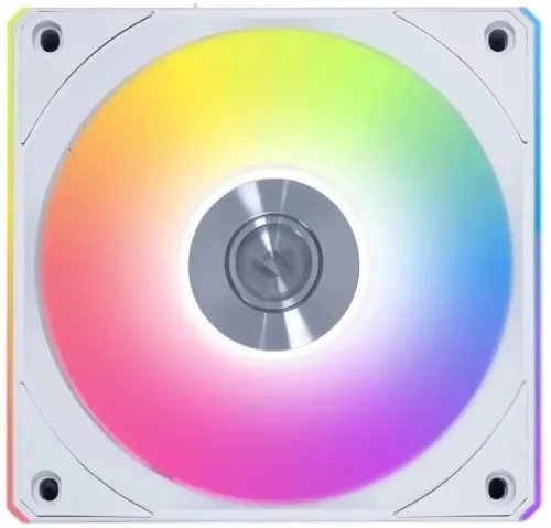 LianLiUNIRGBFANCLWIRELESS120mmReverseBladeWhite-3pcs-Wcontroller-StaticPressure