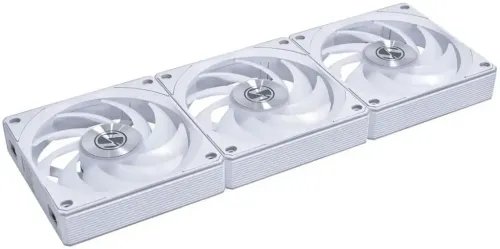LianLiUNIRGBFANCLWIRELESS120mmReverseBladeWhite-3pcs-Wcontroller-StaticPressure