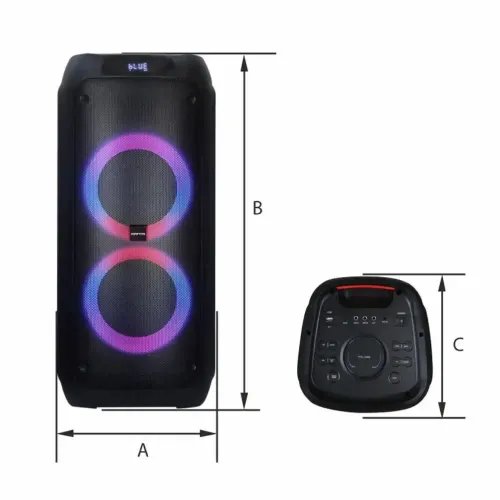 MANTA KARAOKE PARTY SPEAKER 2x8 RMS 120W ATTIS