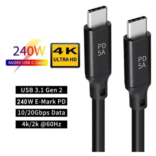 MAXBALLUSBCableType-CToType-C240W20Gbps2-meters