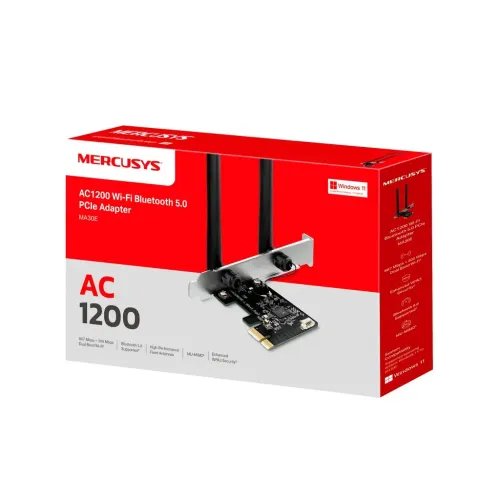 MercusysMA30EAC1200Dual-BandWi-FiBluetoothPCIExpressAdapter