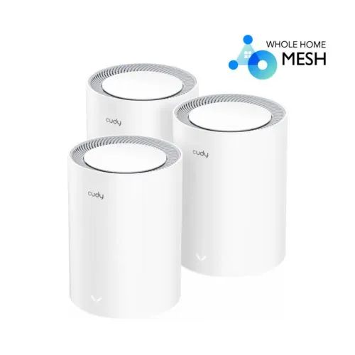Mesh Wi-Fi6 AX3000 Cudy M3000 V2.0 White 3-Pack