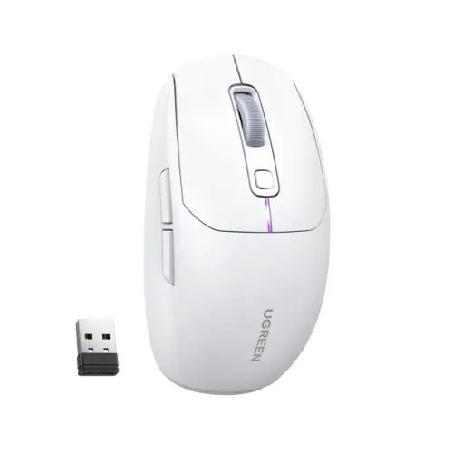 Mouse Wireless 2.4 GHz Bluetooth UGREEN MU103 White15629