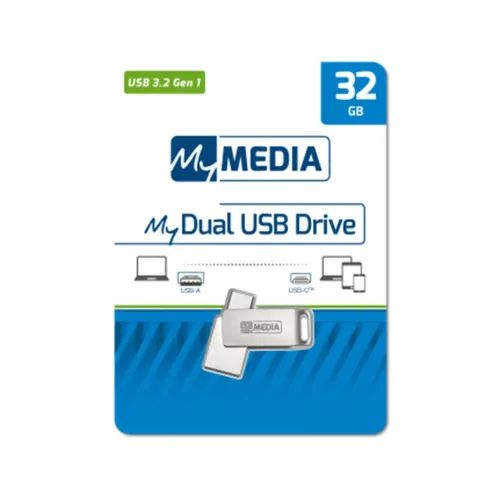 MyMediaMyDualUSBDrive32GBUSB3.2Gen1USBCbyVerbatim-69269