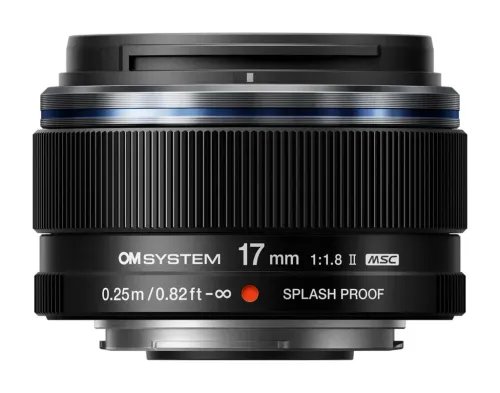 Olympus17mm11.8IIBLACKM.ZUIKODIGITALEW-M1718LenseMicroFT