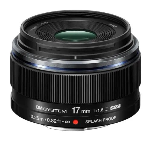 Olympus17mm11.8IIBLACKM.ZUIKODIGITALEW-M1718LenseMicroFT