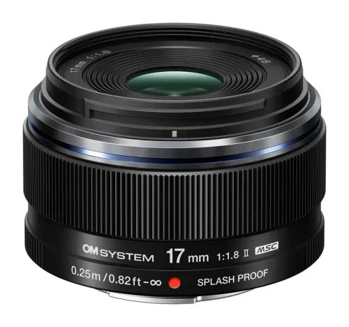 Olympus17mm11.8IIBLACKM.ZUIKODIGITALEW-M1718LenseMicroFT