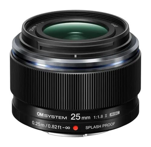 Olympus25mm11.8IIBLACKM.ZUIKODIGITALES-M2518LenseMicroFT