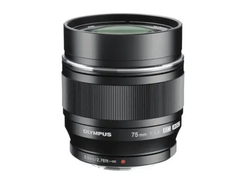 Olympus75mm11.8BLACKM.ZUIKODIGITALET-M7518LenseMicroFT