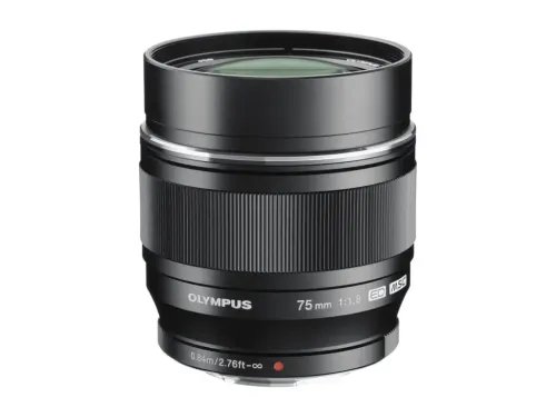 Olympus75mm11.8BLACKM.ZUIKODIGITALET-M7518LenseMicroFT