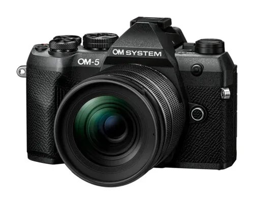 OlympusOM-5II1245KitblackOM-5IIbodyblackM.ZuikoDigital12-45mmF4PROlensblackBLS-50