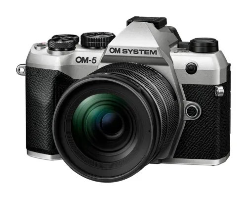 OlympusOM-5II1245KitsilverOM-5IIbodysilverM.ZuikoDigital12-45mmF4PROlensBlack
