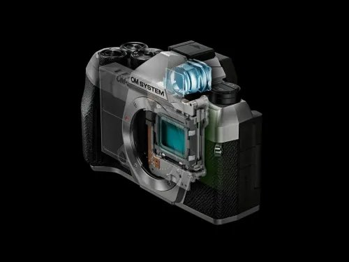 OlympusOM-5IIbodyblackBLS-50BatteryEyecupUSBConnectionCableShoulderStrap