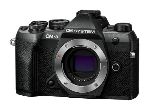 OlympusOM-5IIbodyblackBLS-50BatteryEyecupUSBConnectionCableShoulderStrap