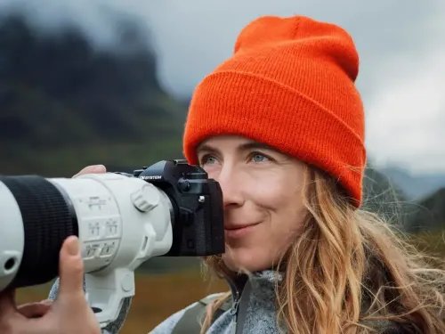 Olympus OM System OM-1 II body black w. CB-USB13 USB cable Shoulder strap BLX-1 Li-ion battery