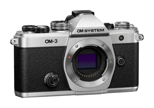 OlympusOM-SystemOM-3bodysilverCB-USB13USBcableShoulderstrapInstructionmanualWarranty