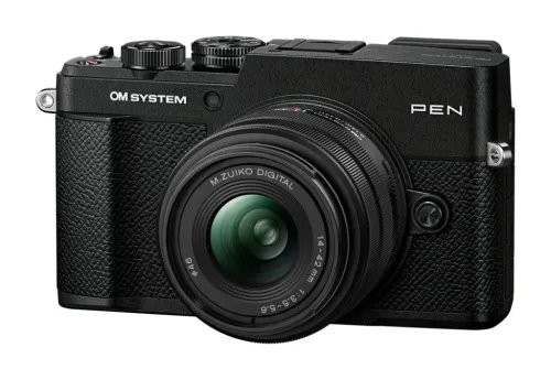 OlympusOM-SystemPENBodyblackM.ZuikoDigital14-42mmF3.5-5.6IIIblackBodycapBLS-7Li-io