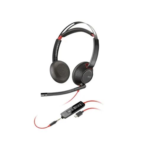 POLY BLACKWIRE 5220 USB-C HEADSET 3.5 MM PLUG USB-CA ADAPTER