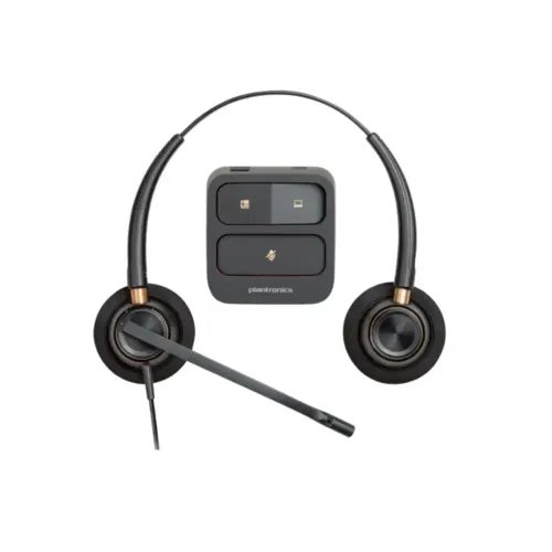 POLY ENCOREPRO 520 WITH QUICK DISCONNECT BINAURAL HEADSET FOR EMEA-EURO