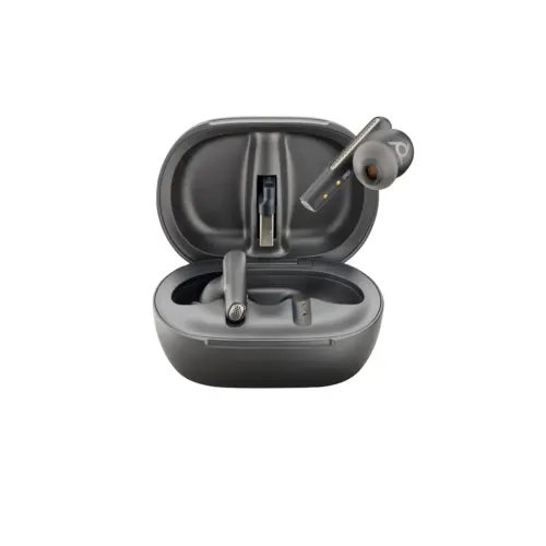 POLY VOYAGER FREE 60 UC CARBON BLACK EARBUDS BT700 USB-A ADAPTER TOUCHSCREEN CHARGE CASE