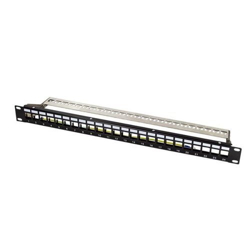 Patchpanel19for24keystonejacksLogilinkNK4058